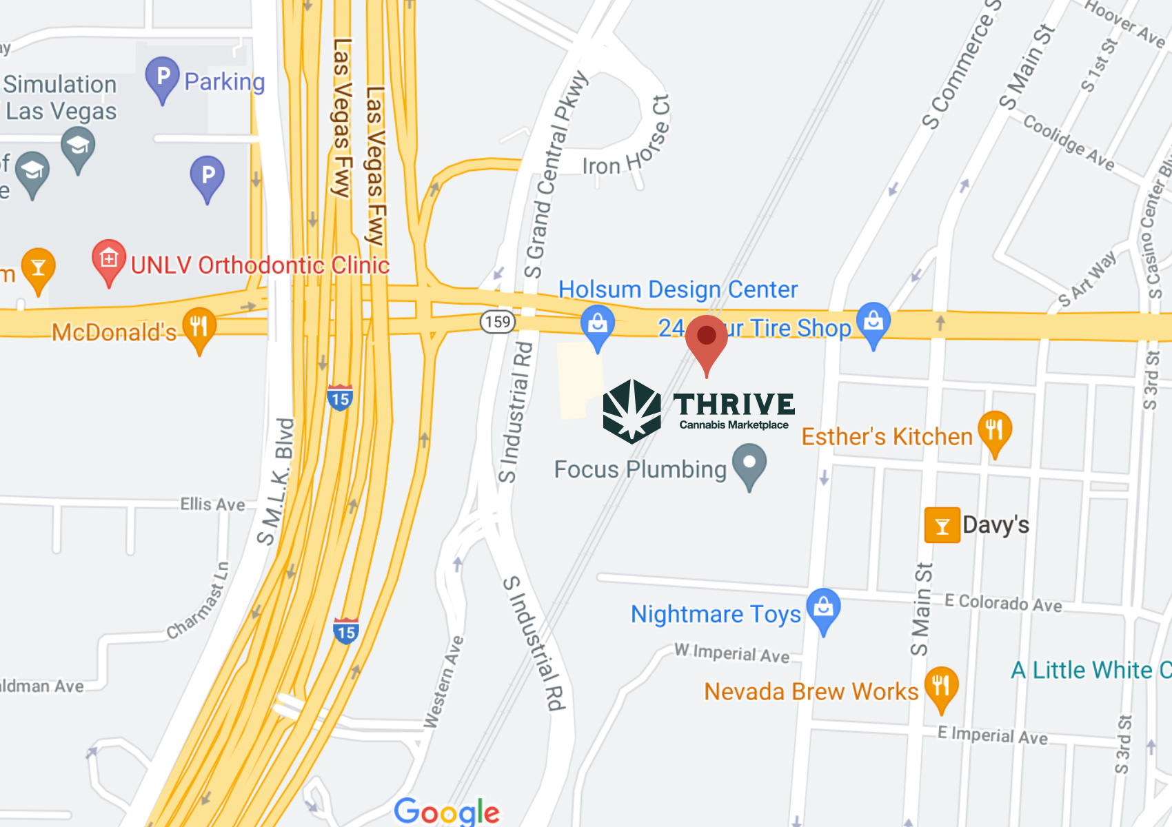 Thrive Map Downtown 